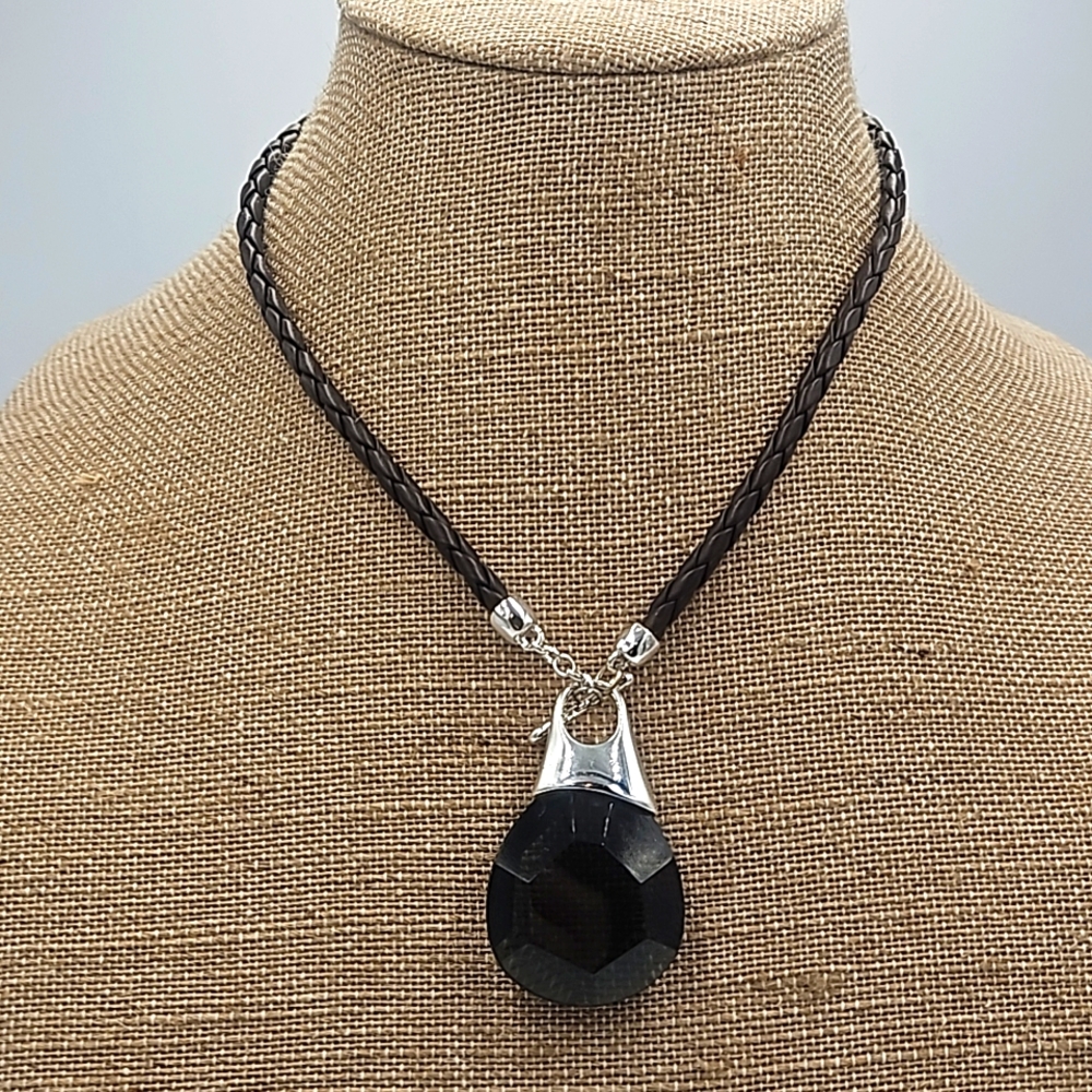 Robert Lee Morris Glass Pendant Necklace
